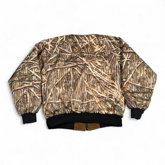 Vintage Herters Jacket Adult MEDIUM Brown Camouflage Hunting Reversible 90s - Picture 3 of 11